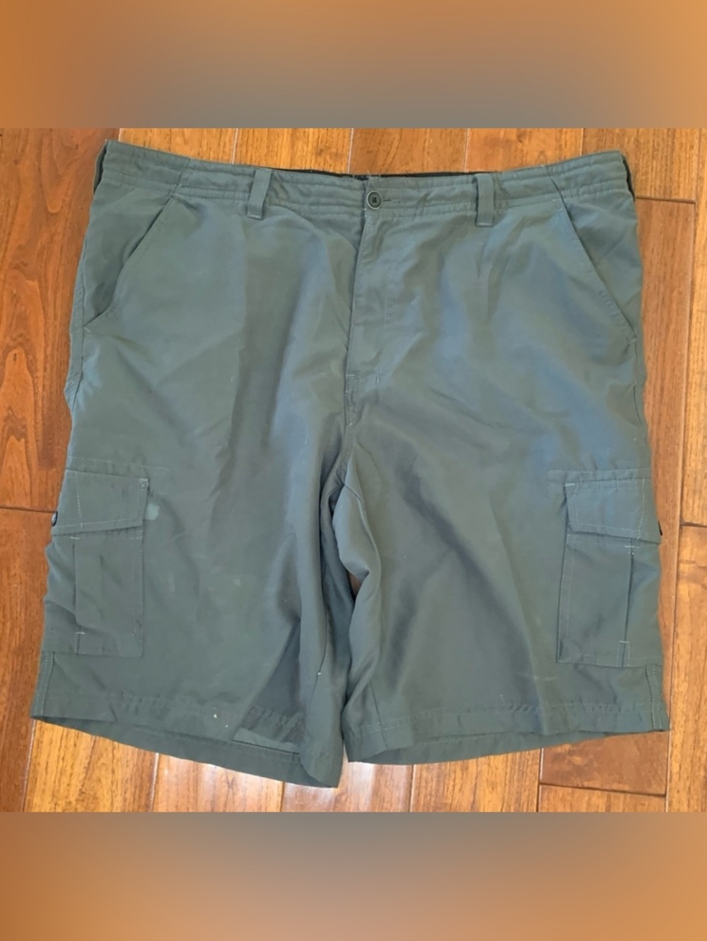 Tony Hawk Cargo Shorts Mens Size 42 Grey Skateboarding Hiking Outdoors Quick Dry